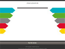 Tablet Screenshot of cheer-planet.de
